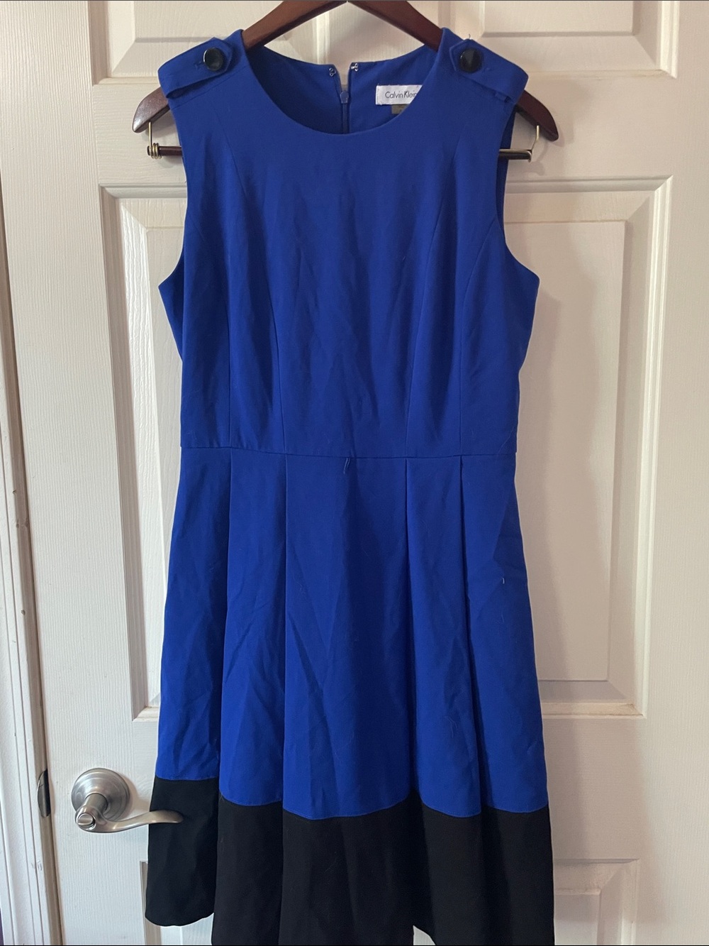 CALVIN KLEIN COLORBLOCK DRESS